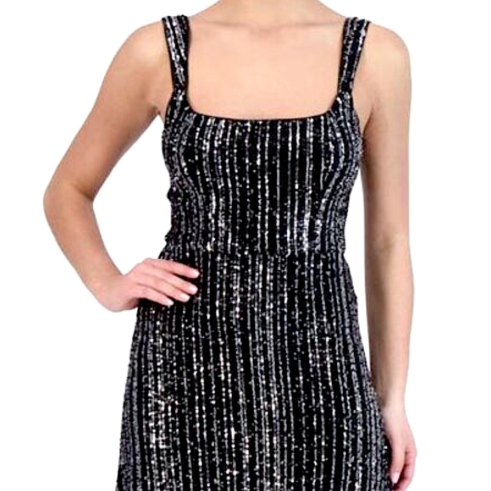 Laundry by Shelli Segal Woman’s Elegant Sequined Evening Dress Multi Sz NWT